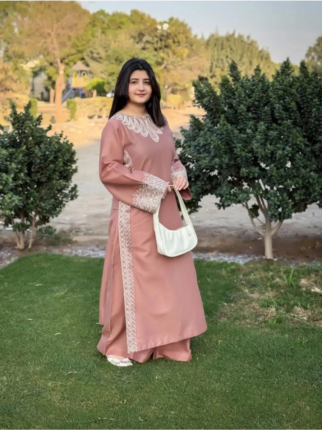 “Peach Noor ” 2 piece