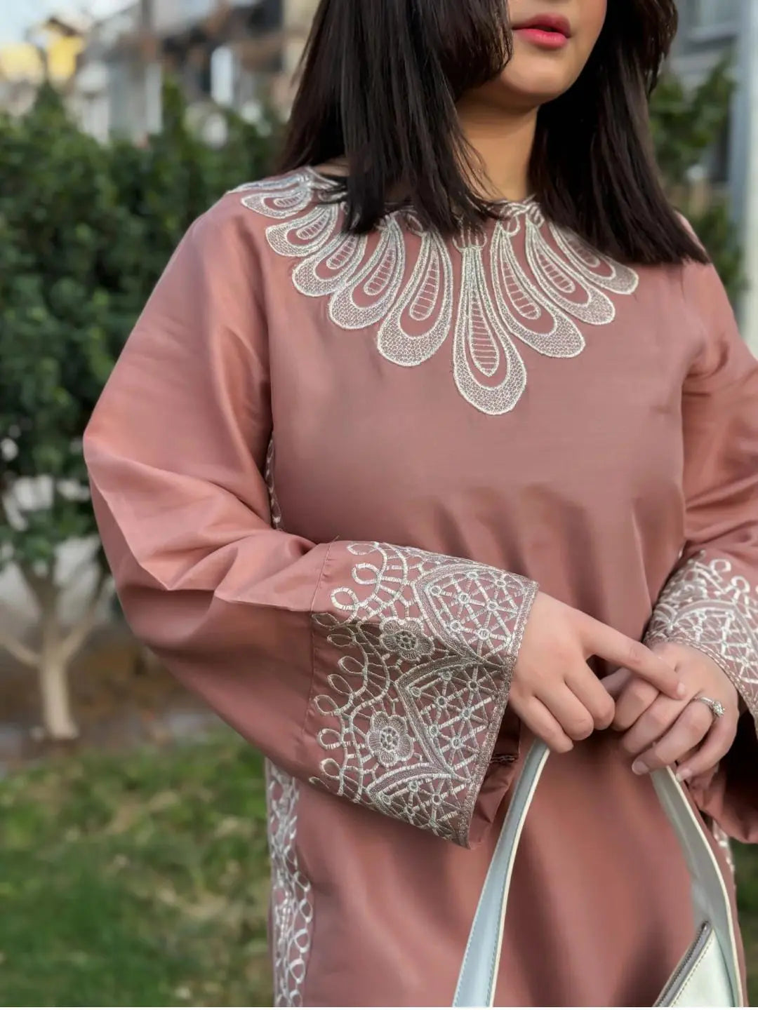 “Peach Noor ” 2 piece