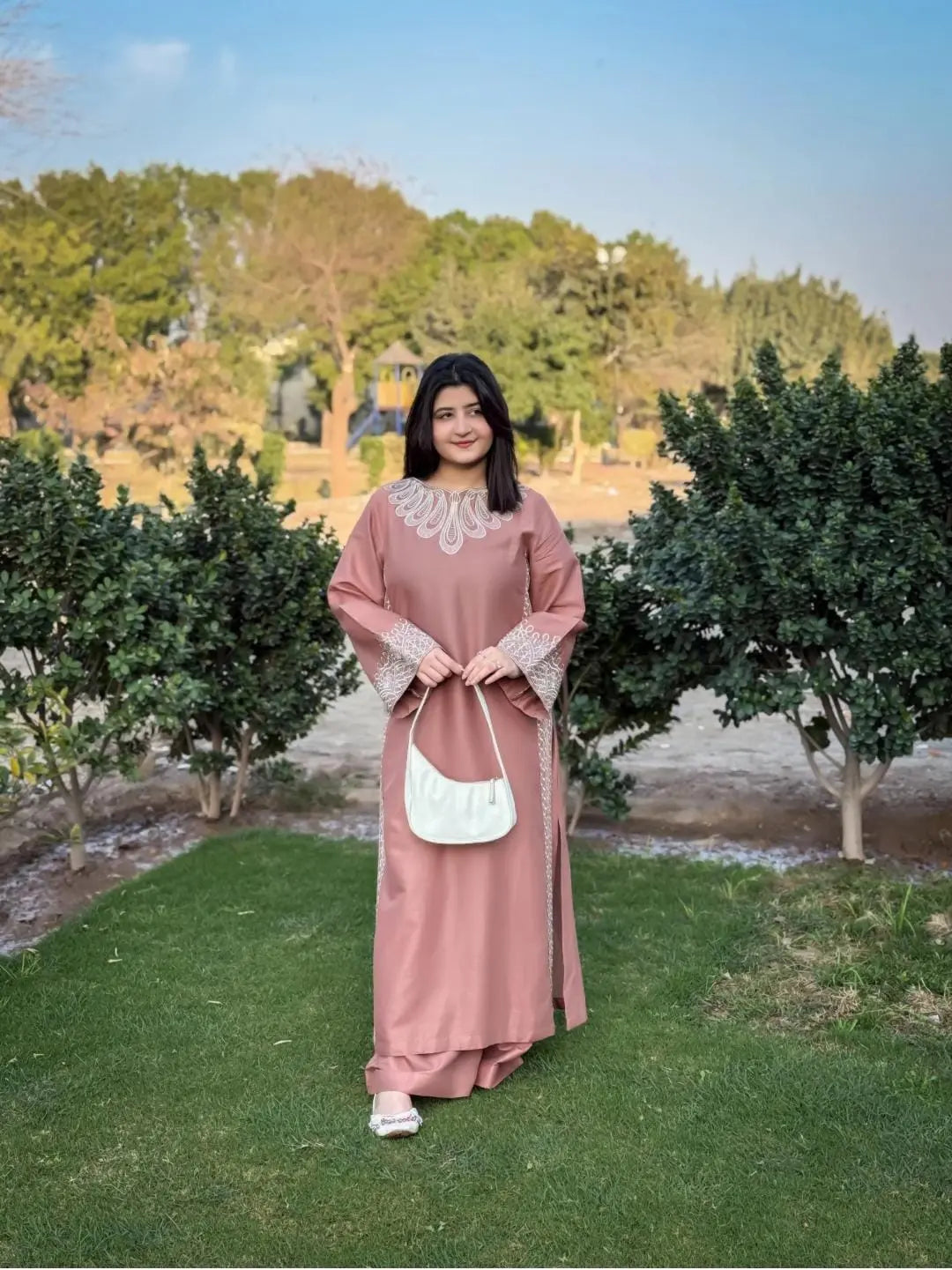 “Peach Noor ” 2 piece